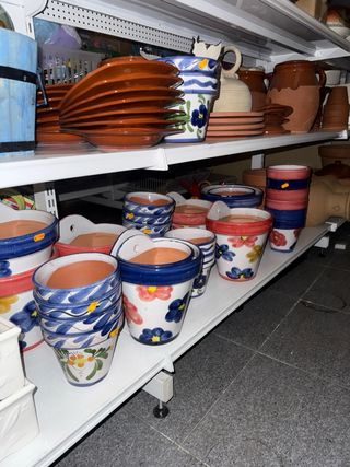 Lote de cerámica  y barro artesanal