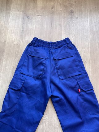 Pantalón de trabajo azul talla s