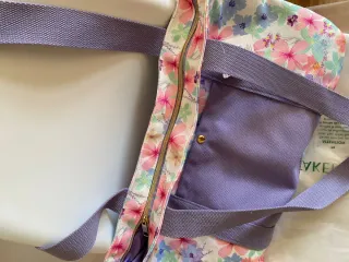 Bolso de playa floral