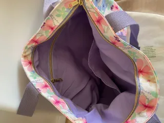 Bolso de playa floral