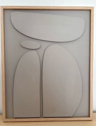 Cuadro Decorativo Madera Beige Gris