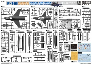 Maqueta GWH F-16I Sufa 1/48 Fuerza Aérea Israelí