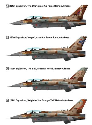 Maqueta GWH F-16I Sufa 1/48 Fuerza Aérea Israelí
