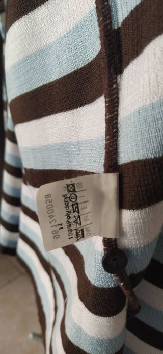 Cardigan Rigany a righe orizzontali Taglia XL/IT46