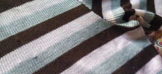 Cardigan Rigany a righe orizzontali Taglia XL/IT46