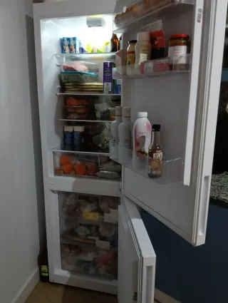 Lavadora y Nevera Corberó Blanca