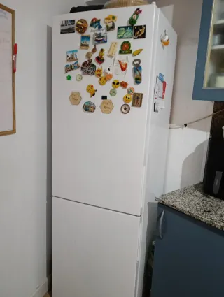 Lavadora y Nevera Corberó Blanca