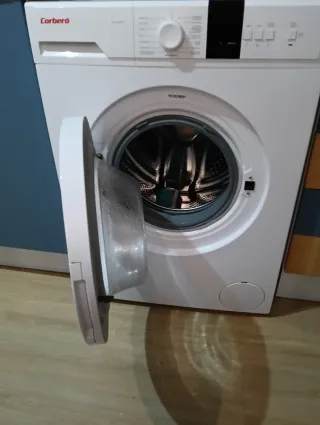 Lavadora y Nevera Corberó Blanca