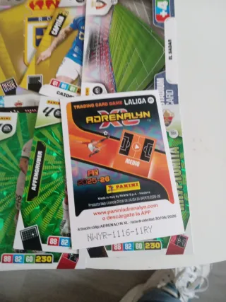 Cro 25-26 mos Adrenalyn La Liga,cambio?