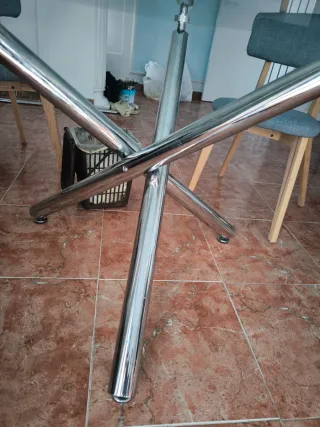 Mesa redonda cristal 110cm