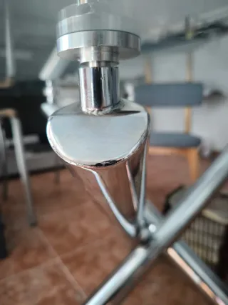 Mesa redonda cristal 110cm