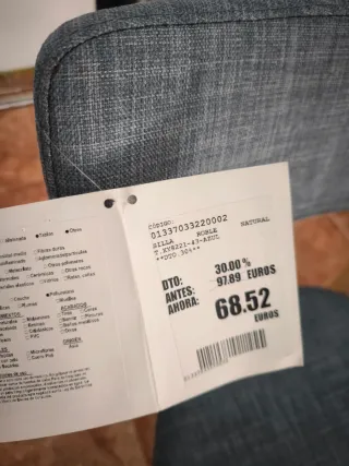 Mesa redonda cristal 110cm