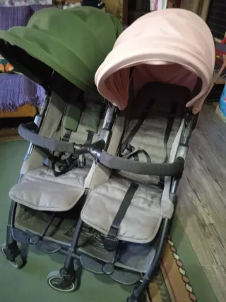 Carro doble para bebés