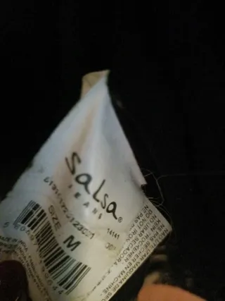 Casaco de Couro Preto/Verde Oliva