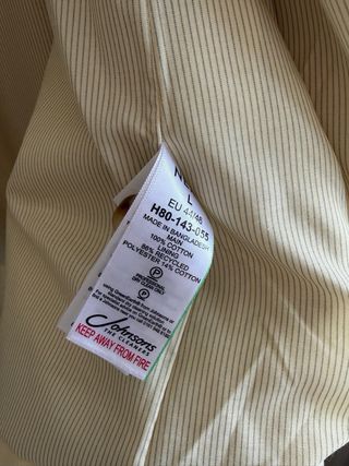 Chaqueta Funnel Neck Algodón Amarillo Limón