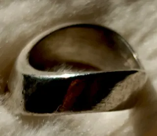 Anillo Plata de Ley Ondulado