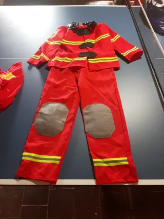 Disfraz Bombero Talla 7-9 Años