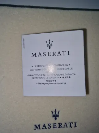 Bracciale Maserati Argento e Nero