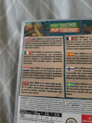 Gelly Break Nintendo Switch