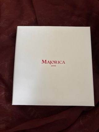 Collar Majorica Plata Chapado en Oro y Perla