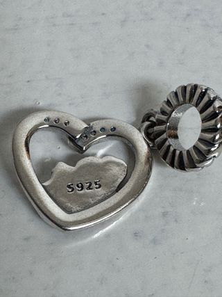 Plata 925 Charm Abrazo Madre