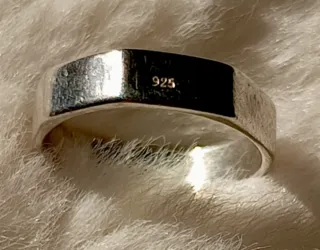 Anillo Octogonal Plata de Ley