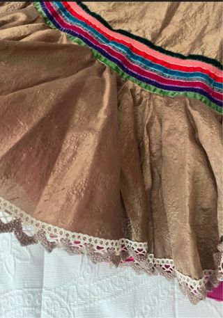 Traje Flamenca 2 Piezas Ángeles R Marrón Multicolo