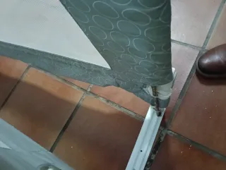 2 Barreras de Cama Infantil Gris y Rosa