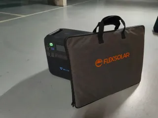 Estacion Bluetti AC200Max + Panel solar Flex 120w
