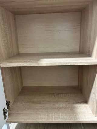 Aparador Nórdico Madera y Blanco Nuevo