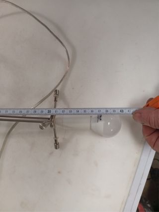 Base para lámpara con portalámparas E14