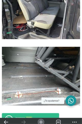 2ª fila asientos Trafic, Vivaro, Talento