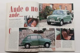 4 Revistas Seat 600 , Ampurias, 800 ,abarth