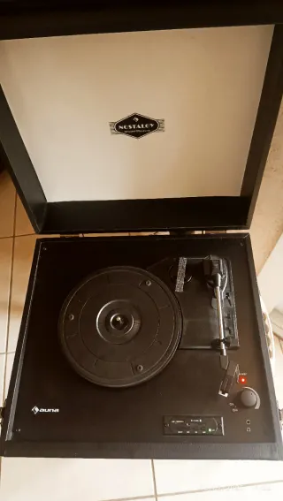 Tocadiscos Auna Bluetooth Vintage