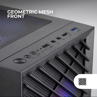 Mars Gaming MC-Vortex Caja PC RGB Negra