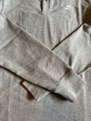 Sudadera Polo Nike Hombre gris. Talla S.