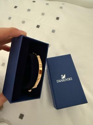 Pulsera Swarovski Dorada