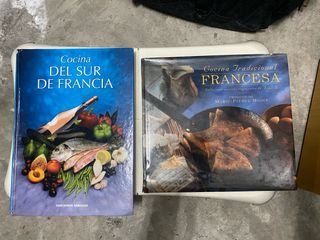 Libros de cocina francesa.