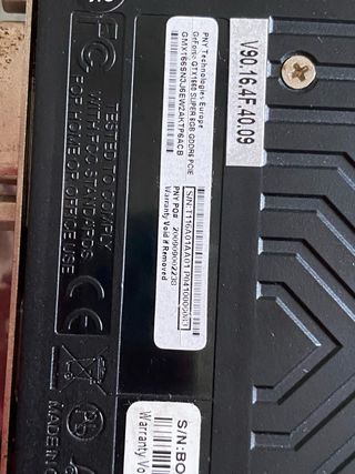 Gráfica PNY GTX 1660 Super 6GB