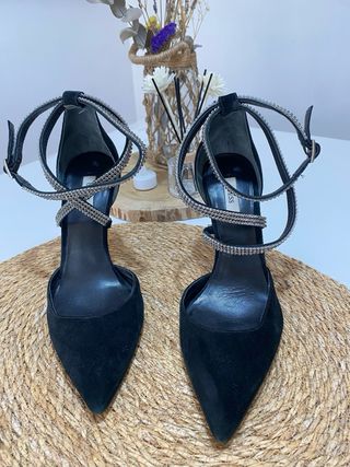 Zapatos Guess Negros con Brillantes