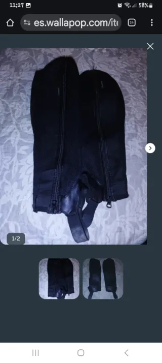 Polainas de equitación