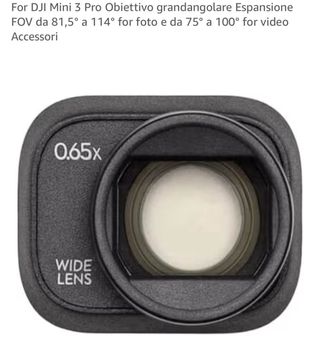 DJI Mini 3 Pro Obiettivo Grandangolare 0.65x
