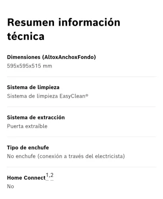 Horno y Campana Bosch
