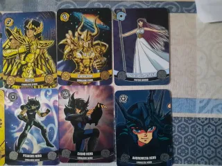 Set 14 Metal Cards I Cavalieri dello Zodiaco