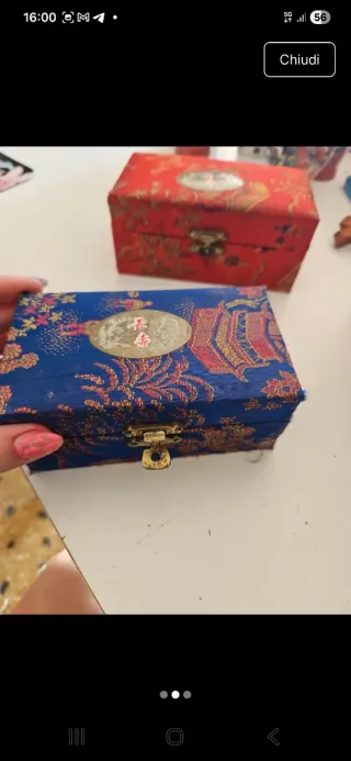 Palle Yin Yang cinesi in cofanetto