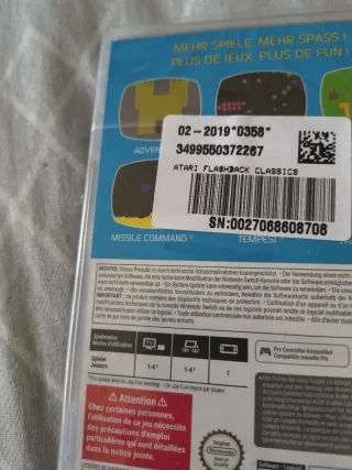 Flashback Classics Atari Nintendo Switch