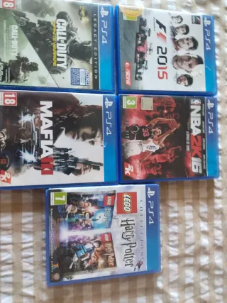 Lote Juegos PS4: Call of Duty, F1, Mafia, NBA 2K16