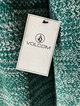 Jersey Volcom verde y gris jaspeado