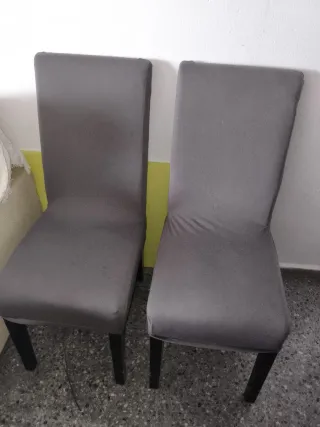 Sillas Tapizadas Grises