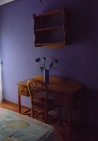 Dormitorio cama 105 cm madera y metal